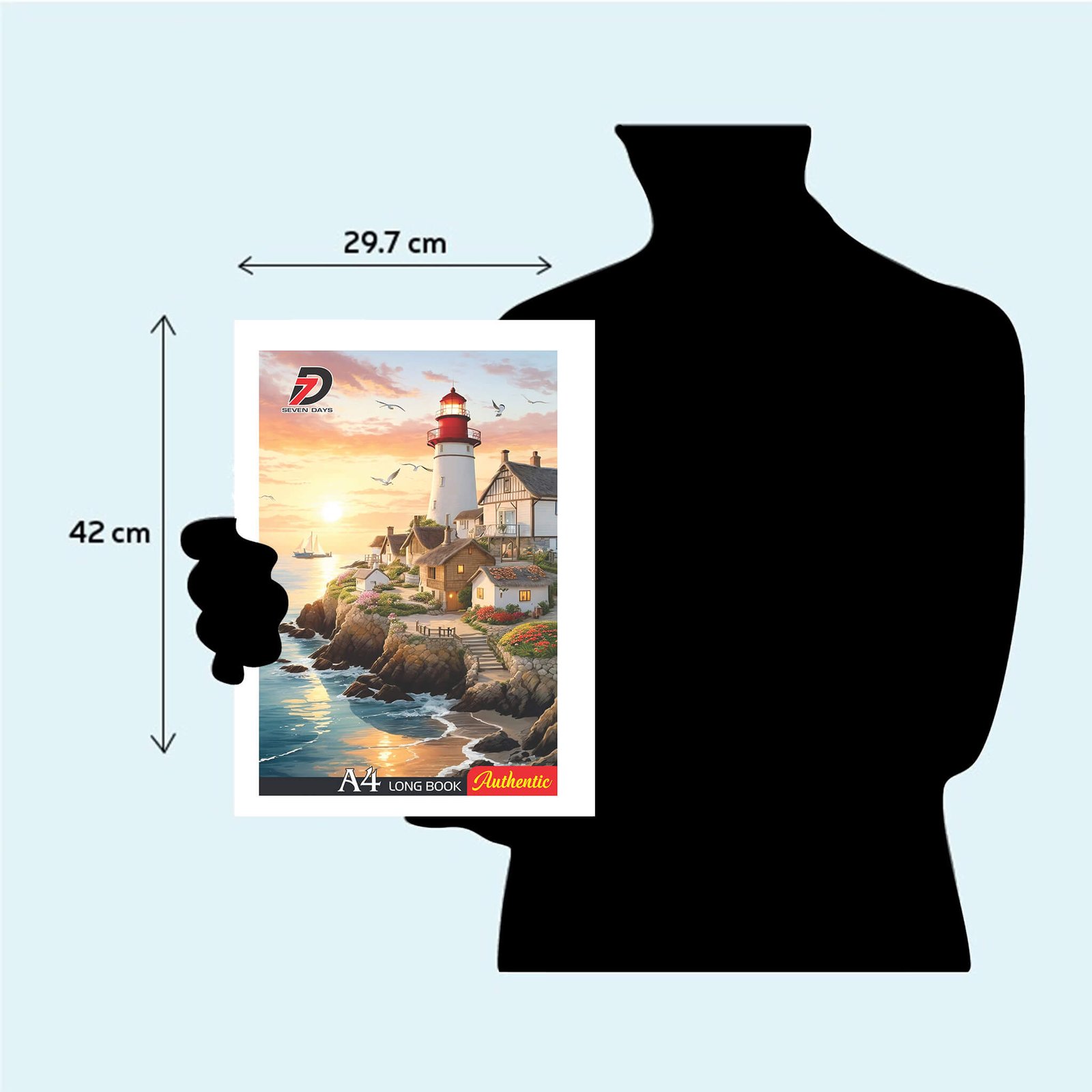 Holding Authentic A4 Register  06